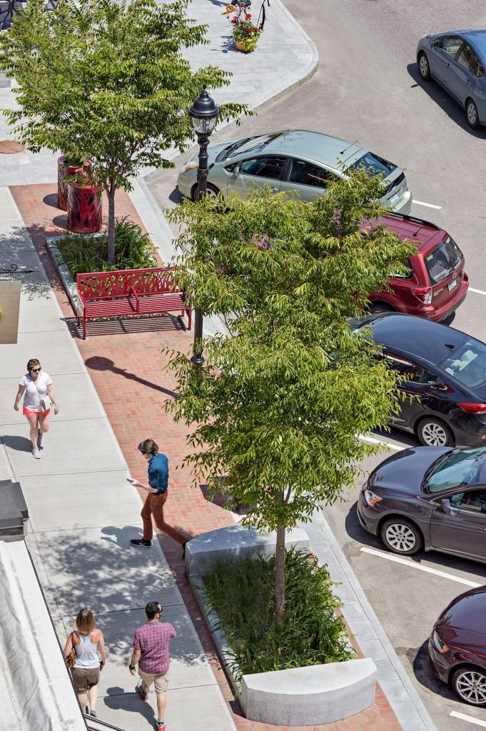 Concord Streetscape aerial view